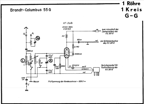 Columbus 55G ; Brandt Roland Brandt (ID = 272262) Ampl. HF