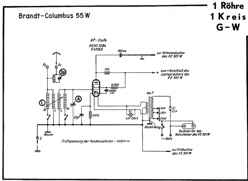 Columbus 55W ; Brandt Roland Brandt (ID = 272266) RF-Ampl.