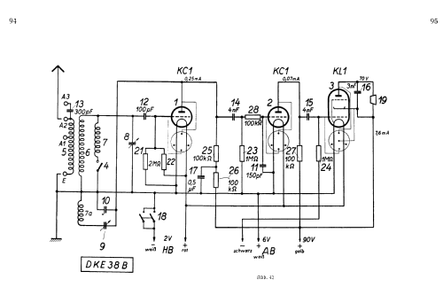 Deutscher Kleinempfänger für Batteriebetrieb DKE38B; Brandt Roland Brandt (ID = 3068126) Radio