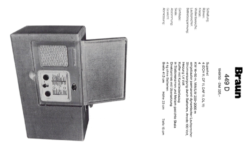 449D; Braun; Frankfurt (ID = 1742172) Radio