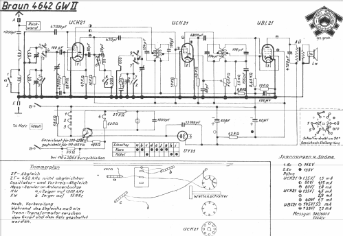 K4642GW II ; Braun; Frankfurt (ID = 893118) Radio