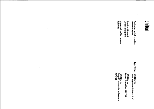 AP701; Braun; Frankfurt (ID = 1510038) Ampl/Mixer