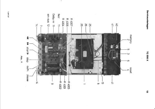 Cassetten-Einbau-Chassis TC550/X; Braun; Frankfurt (ID = 1499640) R-Player