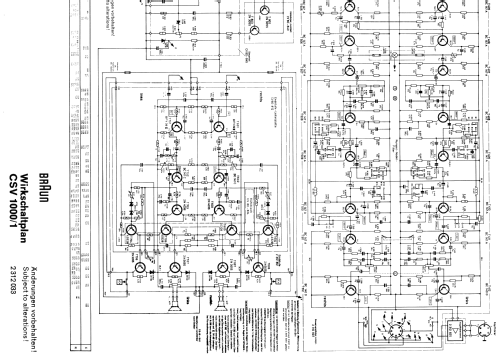 CSV1000/1; Braun; Frankfurt (ID = 316889) Ampl/Mixer