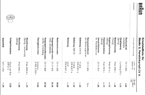 CV11; Braun; Frankfurt (ID = 63047) Verst/Mix