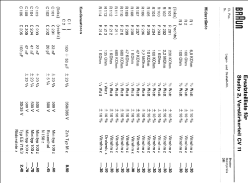 CV11; Braun; Frankfurt (ID = 63048) Verst/Mix