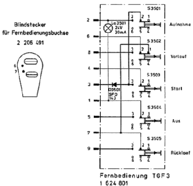 Fernbedienung TGF3; Braun; Frankfurt (ID = 2153963) Misc