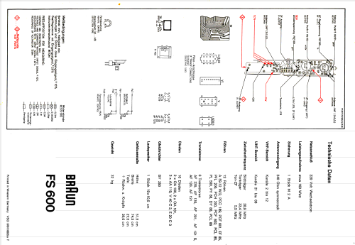 FS600; Braun; Frankfurt (ID = 1769872) Fernseh-E