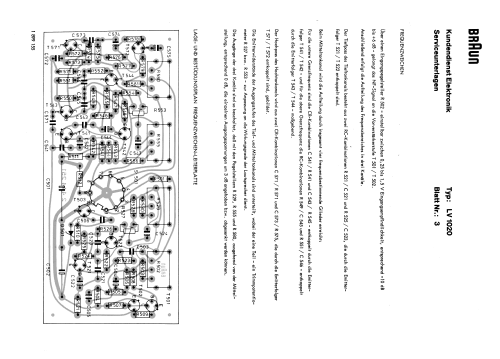 Hi-Fi Lautsprecher-Verstärker-Einheit LV1020; Braun; Frankfurt (ID = 1537683) Parlante