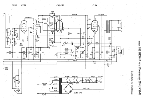 Musiktruhe 555UKW MT Ch= Ph555UK; Braun; Frankfurt (ID = 1090482) Radio