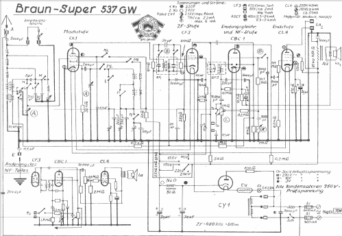 Phono-Super 537GW; Braun; Frankfurt (ID = 892188) Radio