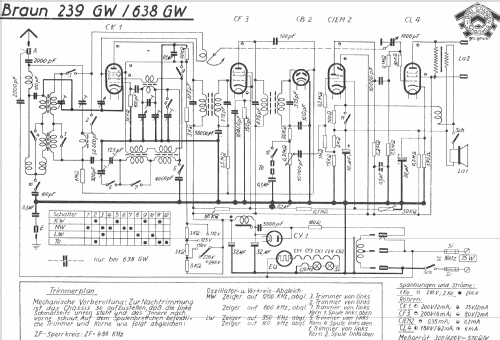 Phono-Super 638GW; Braun; Frankfurt (ID = 890162) Radio