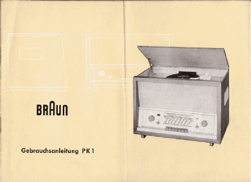 Phono-Super PK1 Ch= RC60, RC55 UK; Braun; Frankfurt (ID = 1257516) Radio