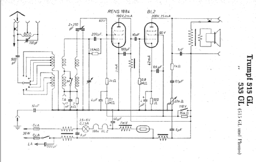 Phono-Truhe 535G; Braun; Frankfurt (ID = 8296) Radio