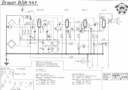 Piccolo BSK 441 ; Braun; Frankfurt (ID = 890170) Radio