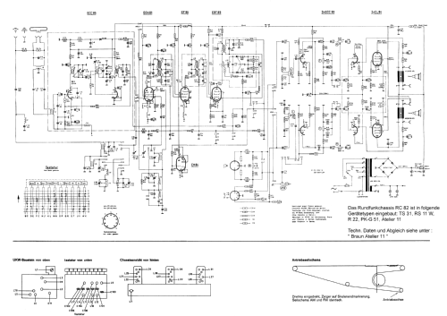 Musikschrank PK-G 51 Ch= RC82B; Braun; Frankfurt (ID = 38954) Radio