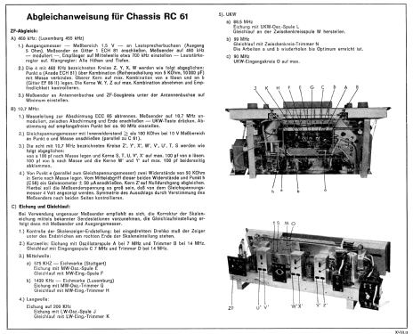 Radiochassis RC61; Braun; Frankfurt (ID = 166286) Radio