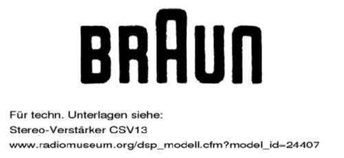 CSV13; Braun; Frankfurt (ID = 50475) Verst/Mix