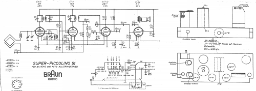 Super-Piccolino PI 51; Braun; Frankfurt (ID = 3081089) Radio