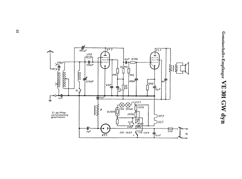 Volksempfänger VE 301 Dyn GW; Braun; Frankfurt (ID = 3065754) Radio