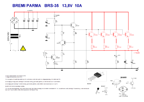 Stabilized Power Supply BRS-35; Bremi Elettronica; (ID = 2525874) Power-S