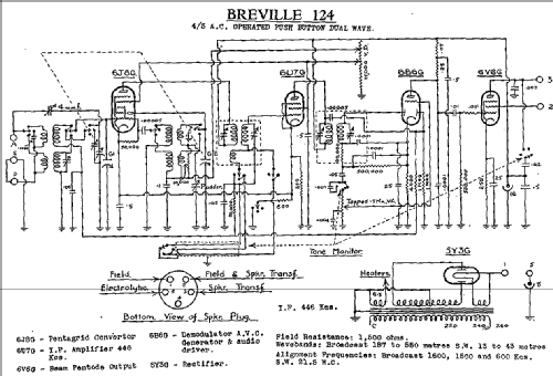 Bristol 124; Breville; Sydney (ID = 2132099) Radio