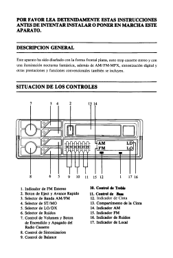 Radio Cassette Estéreo con AM/FM-MPX BR-856; Brigmton; Bilbao (ID = 2762837) Autoradio