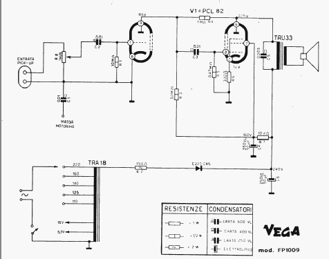 Fonovaligia FP1009; Vega, BP Radio, (ID = 1530063) Reg-Riprod