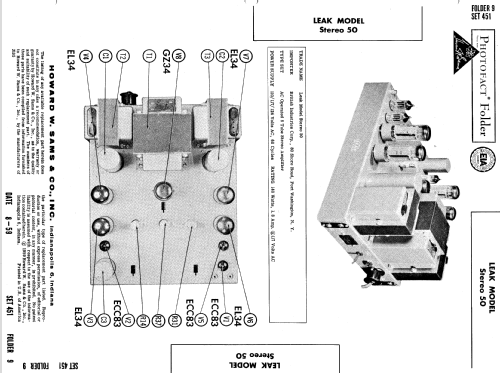 Leak Stereo 50 ; British Industries (ID = 604306) Ampl/Mixer