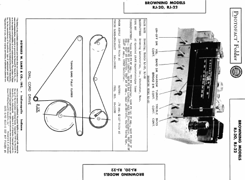 AM-FM Tuner RJ-22 ; Browning (ID = 443938) Radio