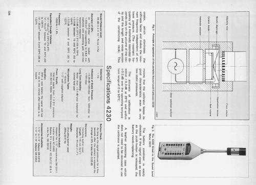 Sound Level Calibrator - Kalibrator für Schallpegelmesser 4230; Brüel & Kjær; Nærum (ID = 2465899) Equipment