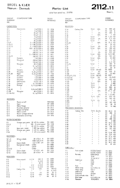 Terz/Oktav Analysator 2112; Brüel & Kjær; Nærum (ID = 2742944) Ausrüstung