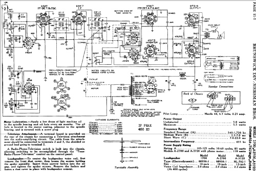 A-2700 ; Brunswick Div. (ID = 741165) Radio