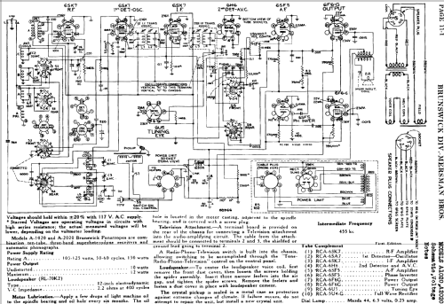 A-2020 ; Brunswick Div. (ID = 741471) Radio