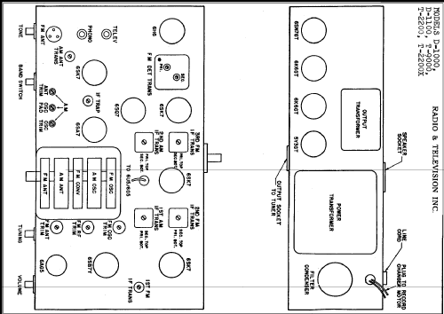 D-1000 ; Brunswick Radio& (ID = 304491) Radio