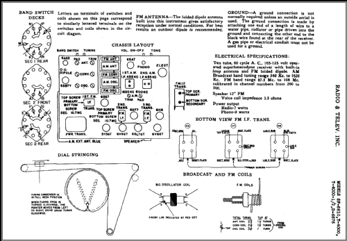 T-4000-1/2 Buckingham ; Brunswick Radio& (ID = 440577) Radio