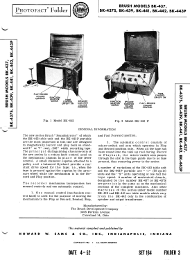 Soundmirror BK-442 ; Brush Development Co (ID = 3038442) R-Player