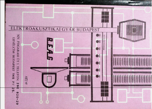 Aktiv Box HEC 11-01; BEAG - Budapesti (ID = 2607940) Parlante