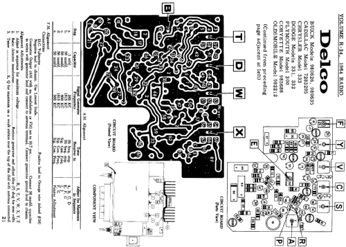 980635 ; Buick Motor Company, (ID = 756413) Car Radio