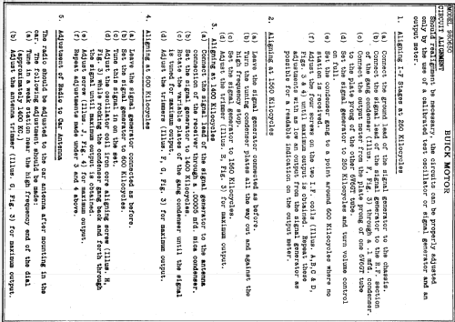 Sonomatic 980650; Buick Motor Company, (ID = 750594) Car Radio