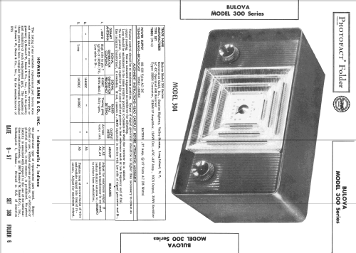 300 ; Bulova Watch Corp.; (ID = 2428569) Radio