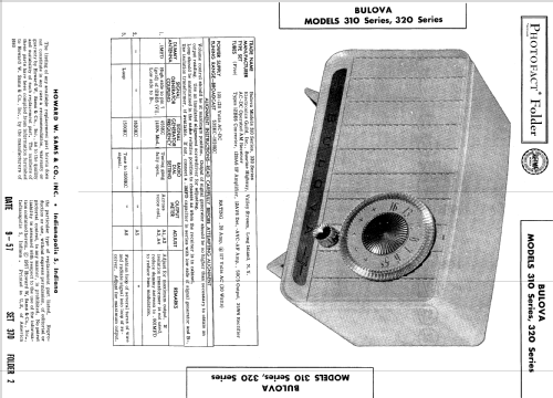 310 Series ; Bulova Watch Corp.; (ID = 553341) Radio