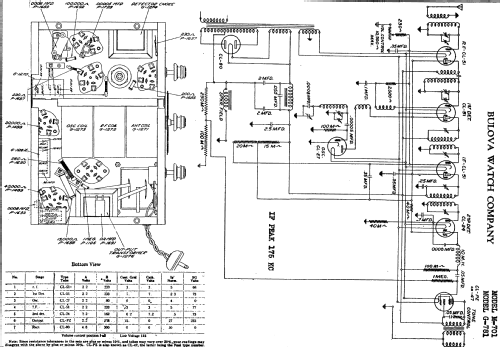 G781 ; Bulova Watch Corp.; (ID = 780585) Radio