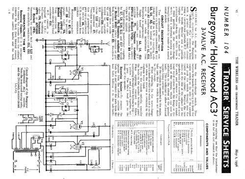 Hollywood AC3; Burgoyne Wireless; (ID = 1028485) Radio