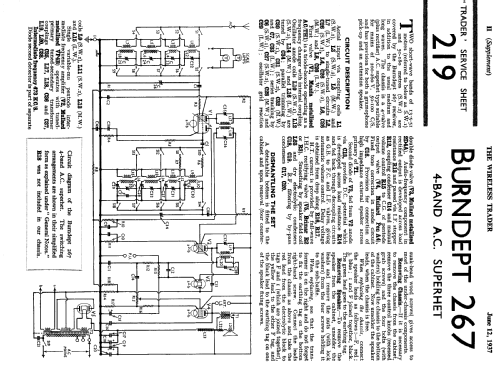 267; Burndept Ltd. London (ID = 1036310) Radio