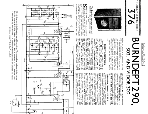 290; Burndept Ltd. London (ID = 1250353) Radio