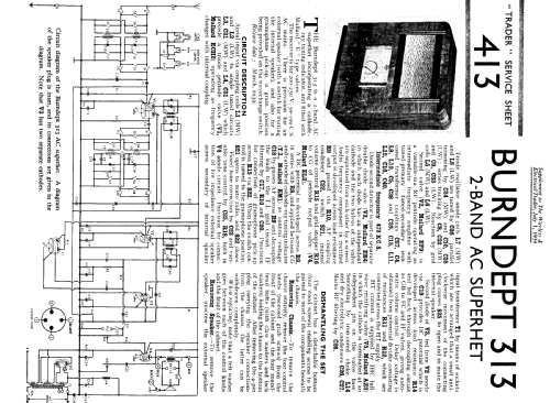 313; Burndept Ltd. London (ID = 1309001) Radio