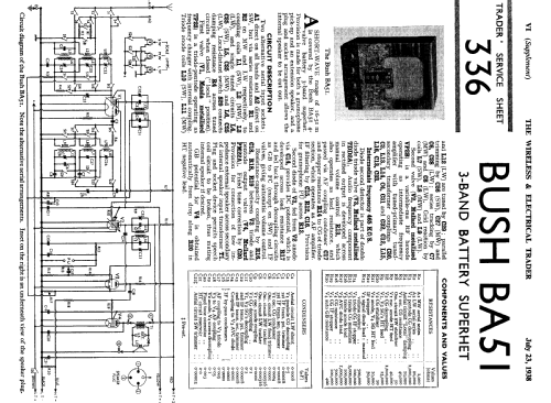 BA51; Bush Radio Ltd.; (ID = 1043771) Radio