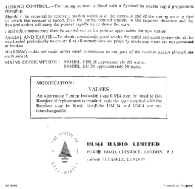 EU24; Bush Radio Ltd.; (ID = 1904175) Radio