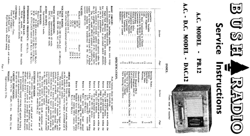 PB.12; Bush Radio; London (ID = 1846951) Radio